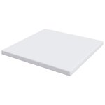 vidaXL Coussins de Matelas Blanc 200 x 200 cm