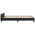 vidaXL Cadre de lit sans matelas noir 120x200 cm similicuir