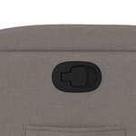 vidaXL Fauteuil inclinable Taupe Tissu