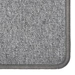 vidaXL Tapis de couloir Gris foncé 80x200 cm