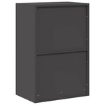vidaXL Armoire de rangement Noir 60 x 40 x 90 cm Acier