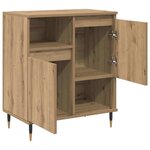 vidaXL Buffet chêne artisanal 60 x 35 x 70 cm Bois d'ingénierie