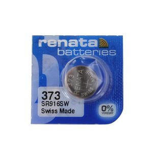Blister de 1 Pile bouton oxyde argent X373 SR916SW RENATA