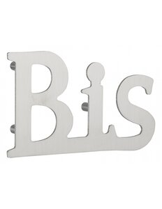 THIRARD - Lettre BIS inox H.76mm à visser - THIRARD