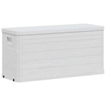 vidaXL Boîte de rangement de jardin 280 L Gris clair