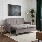 vidaXL Canapé-lit escamotable Taupe 154 x 94 5 x 80 5 cm Tissu