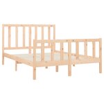 vidaXL Cadre de lit sans matelas 120x200 cm bois de pin massif