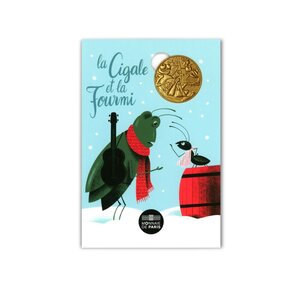 Jean de La Fontaine – Cartelette Fable - La Cigale et la Fourmi