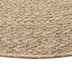 vidaXL Tapis ZIZUR Ø 200 cm aspect de jute intérieur et extérieur