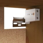 vidaXL Armoire murale Marron miel 80x30x35 cm Bois de pin massif