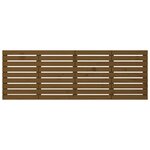 vidaXL Tête de lit murale Marron miel 206x3x63 cm Bois massif de pin