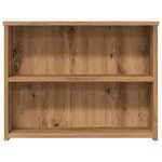 vidaXL Table basse chêne artisanal 102x55x42 cm bois d'ingénierie