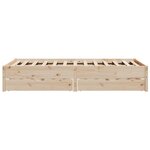vidaXL Cadre de lit sans matelas 140x200 cm bois massif de pin