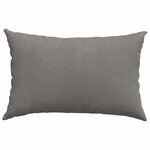 vidaXL Coussins de canapé 2 Pièces Gris clair 60 x 40 cm
