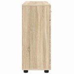 vidaXL Buffet Chêne sonoma 88 5 x 30 5 x 73 cm Bois d'ingénierie