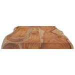 vidaXL Dessus de table 100x40x2 5 cm rectangulaire bois massif acacia