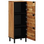 vidaXL Highboard Marron 40 x 33 x 110 cm Bois d'acacia massif
