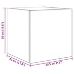 vidaXL Ensemble meuble TV 9 Pièces Chêne noir Bois d'ingénierie