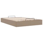 vidaXL Cadre de lit ottoman sans matelas cappuccino 140x190 cm