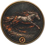 Monnaie MOMENTUM Running Horse Five Horses Of Fire 1 Oz Argent 1$ USA 2026