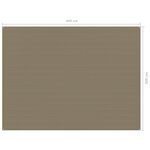 vidaXL Tapis de tente 300x400 cm Taupe