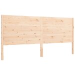 vidaXL Cadre de lit sans matelas 200x200 cm bois massif de pin