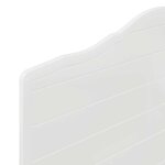 vidaXL Tête de lit Blanc Brillant 100 cm Bois d'ingénierie