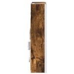 vidaXL Armoire Miroir de Salle de Bain Chêne fumé 33 x 11 5 x 50 cm