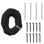 vidaXL Sapin de Noël avec piquet Blanc chaud 3000 LED 800 cm