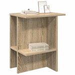 vidaXL Table basse Chêne Sonoma 40 x 30 x 49 cm Bois d'ingénierie