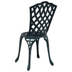 Chaises de jardin vidaXL 2 Pièces Vert en alu
