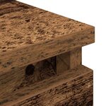 vidaXL Meuble TV vieux bois 80x35x54 cm bois d'ingénierie