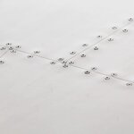 vidaXL Bureau style avion Argenté 112x50x76 cm Métal