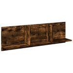 vidaXL Armoire murale 100x16 5x30 cm chêne fumé bois d'ingénierie