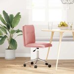 vidaXL Chaise à manger rose similicuir