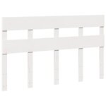 vidaXL Cadre de lit sans matelas blanc 120x200 cm bois de pin massif