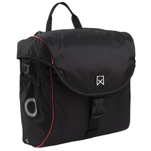 Willex Sacoche de vélo 19 L Noir et rouge 16005