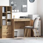 vidaXL Bureau chêne artisanal 80 x 50 x 76 cm Bois d'ingénierie