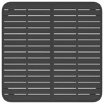 vidaXL Table de jardin anthracite 100x100x71 cm acier