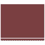 vidaXL Auvent Rétractable Rouge bordeaux 400x300 cm tissu