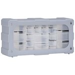 vidaXL Organisateur multi-tiroirs avec 22 tiroirs 49x16x25 5 cm