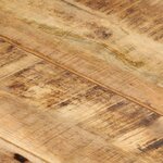 vidaXL Dessus de table bois de manguier solide 25-27 mm 140x60 cm