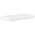 vidaXL Matelas en mousse blanc 80x210 cm dureté H2 H3