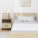 vidaXL Matelas Blanc 200 x 90 cm Mousse
