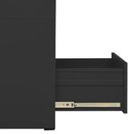 vidaXL Classeur Anthracite 46x62x102 5 cm Acier