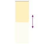 vidaXL Store enrouleur occultant jaune largeur du tissu 65 7 cm
