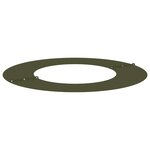 vidaXL Anneau de jardin plat vert olive de 40/70 cm en acier de