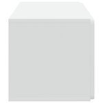 vidaXL Meuble TV mural Blanc 59 5 x 31 x 30 cm Bois d'ingénierie