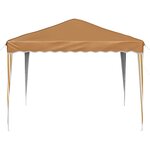 vidaXL Tente de fête pop-up 288 x 288 x 245 cm Beige Tissu Oxford