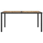 vidaXL Mobilier à dîner de jardin 7 Pièces avec coussins Résine tressée
